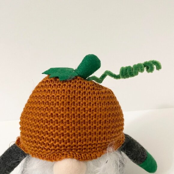 Ganz Midwest Gift Plush Gnome Pumpkin Costume Halloween - Picture 3 of 12